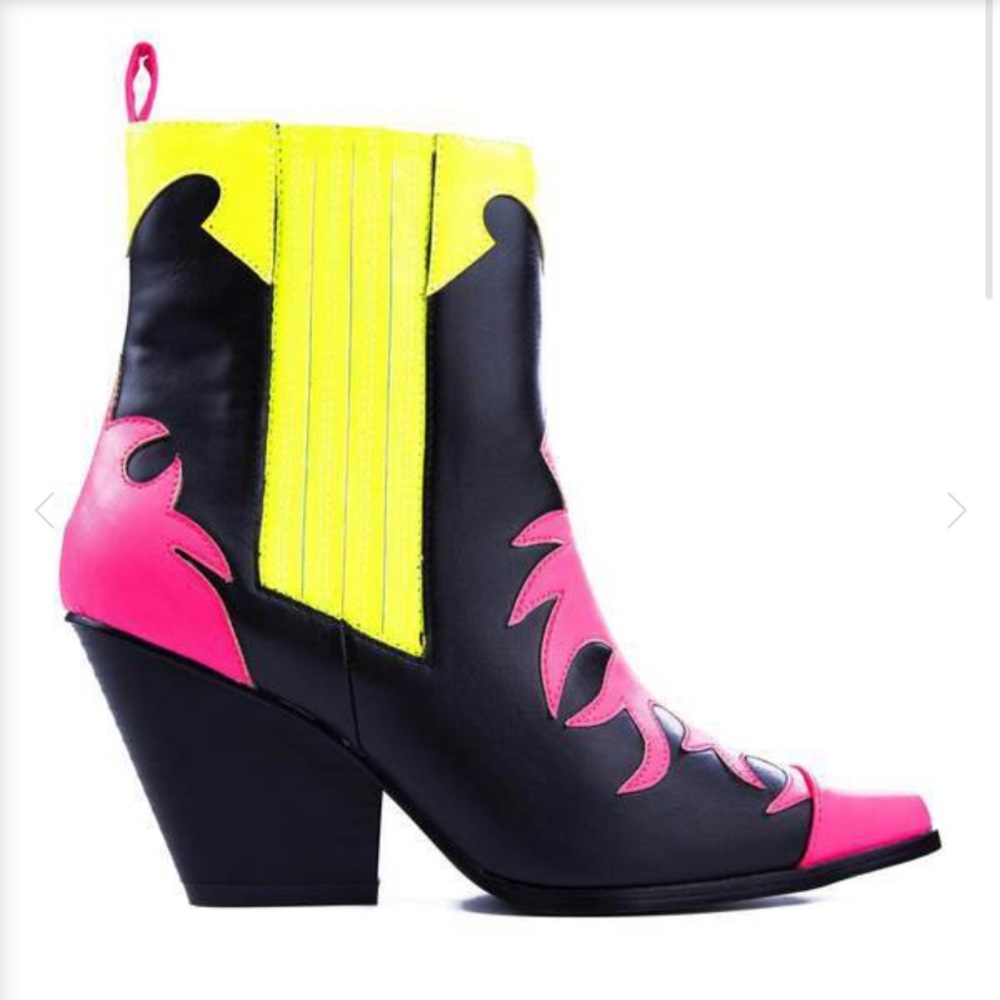 Cape Robbin multi color cowboy boots